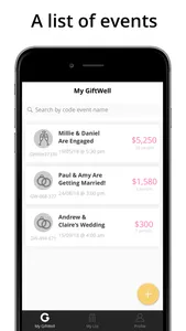 GiftWell Weddings, Engagements screenshot 1