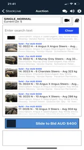 StockLive Mobile Bidding screenshot 4
