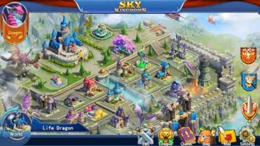 Sky Kingdoms: Dragon War screenshot 0