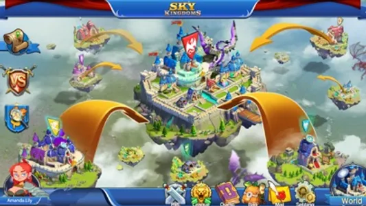 Sky Kingdoms: Dragon War screenshot 4