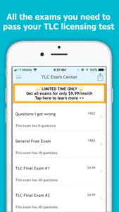 TLC Exam Center: Prep & Study screenshot 2