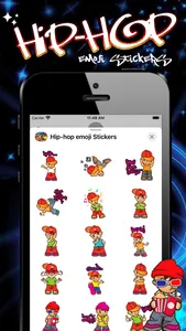 Hip-hop Emoji Stickers screenshot 2