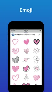 Heart & Love emoji stickers screenshot 1