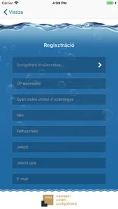 Vízcenter screenshot 1
