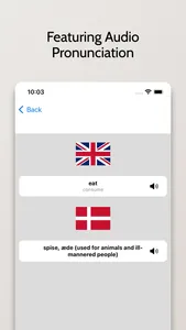 Danish-English Dictionary screenshot 1