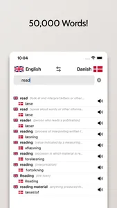 Danish-English Dictionary screenshot 2