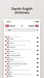 Danish-English Dictionary screenshot 3