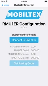 RMU1ER Config screenshot 0