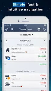 MoneyStats - Expense Tracker screenshot 2