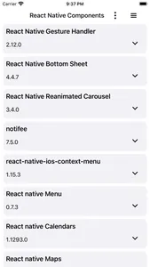 Expo & React Native components screenshot 1