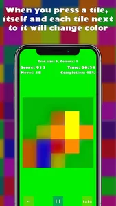 Rainbow Grid: Logic Game screenshot 1