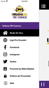 Urbana FM Cuenca screenshot 2