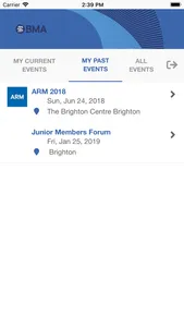 BMA Event App screenshot 2