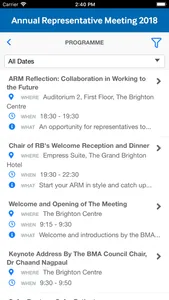 BMA Event App screenshot 3