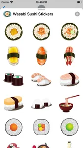 Wasabi Sushi Stickers screenshot 1