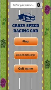 Crazy Speed Racing Car screenshot 0