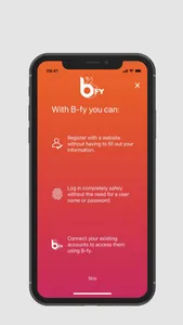 B-FY APP screenshot 1