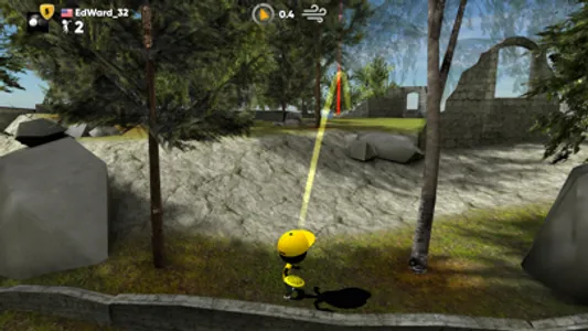 Stickman Disc Golf Battle screenshot 0