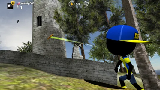 Stickman Disc Golf Battle screenshot 3