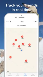 Skiing with Friends™ ski track screenshot 2