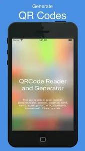 QRCode Scanner Generator Read screenshot 1