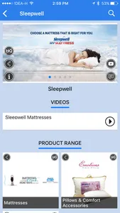 Sleepwell Products screenshot 0