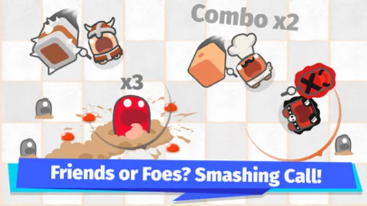 Smashers.io Foes in Worms Land screenshot 3