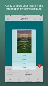 My GPS Coordinates ° screenshot 3