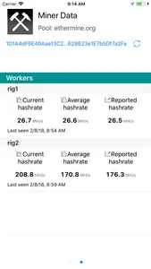Miner Data screenshot 3