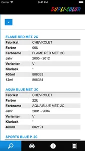 DUPLI-COLOR Color Search screenshot 1