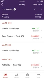 WTNCU Mobile Banking screenshot 2