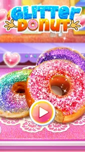 Glitter Donut - Sparkly Food screenshot 0