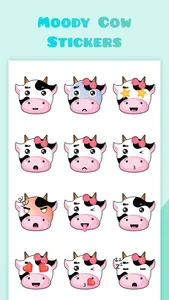 Animated Moody Cow screenshot 1