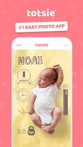 Totsie – Baby Photo Editor screenshot 0