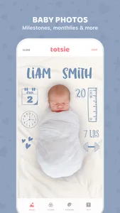 Totsie – Baby Photo Editor screenshot 1