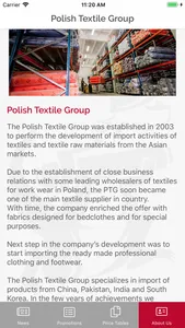 Polish Textile Group screenshot 0