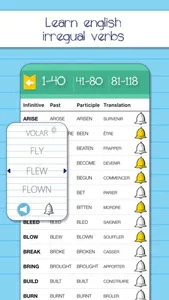 English - Irregular Verbs screenshot 2
