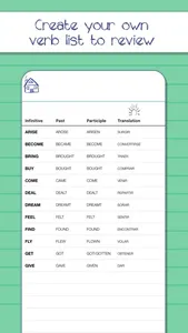 English - Irregular Verbs screenshot 3