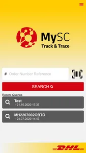 MySC TrackandTrace screenshot 0