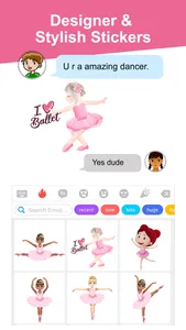 Balletmoji Stickers screenshot 3