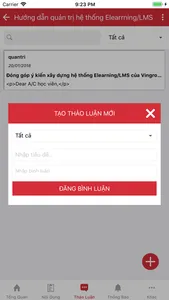 VinGroup LMS screenshot 3