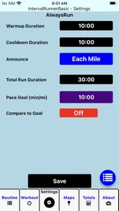 Interval Runner Basic screenshot 3