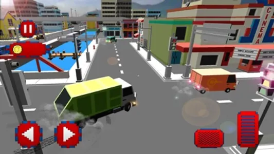 Blocky Police - Super Hero Car screenshot 2