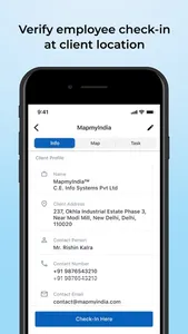 MapmyIndia Workmate screenshot 2