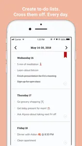 Listberry - agenda planner screenshot 0