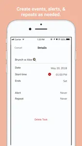 Listberry - agenda planner screenshot 3