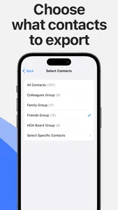 Export Contact screenshot 3