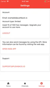 PushBack Notifications screenshot 5
