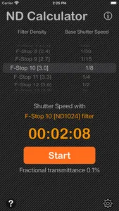 Neutral Density Calculator screenshot 2