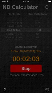 Neutral Density Calculator screenshot 3
